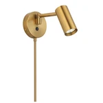 Dainolite STY-91WSPT-AGB Stanly 6" Tall Plug-in Wall Sconce Brass. Fixed Price $176.00.