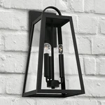 Capital Leighton 19 1/2" High Black Outdoor Wall Light. Fixed Price $270.00.
