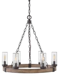 Hinkley Lighting 29206-LL Sawyer 24"W Open Air Outdoor Sequoia / Iron. Fixed Price $815.15.