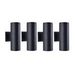 Mirrea Modern Outdoor Porch Patio In 2 Lights With Matte Black Al.... Fixed Price $162.40.