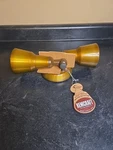 Vintage Remcraft Double Light Gold Tone Wall Sconce Nos. Fixed Price $59.49.