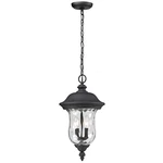 Z-lite Armstrong Outdr Chain Lt, 10X18.81", Blk, Clr Waterglass 533CHM-BK. Fixed Price $175.10.