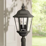 Hinkley Edgewater Collection 27" High Black Outdoor Post Light. Fixed Price $611.15.