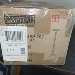 Capital Lighting 3941BB-202 Chapman 6 Inch Burnished Bronze Mini-pendant. Fixed Price $67.50.