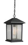 Z-lite 531CHM Bronze Portland Single Light 8"W Outdoor Mini Pendant. Fixed Price $190.90.