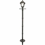 Gama Sonic Black Outdoor Solar Baytown Ii Ez Anchor Lamp Post, Bright White L.... Fixed Price $148.78.