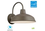 Hampton Bay 10 In. Bronze Led Barn Light Hardwired Outdoor Wall Lantern Sconce. Fixed Price $29.93.
