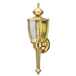 Westinghouse 6692400 Brass 18.5"H 1-LIGHT Outdoor Lantern Wall Sconce. Fixed Price $53.07.