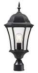 Roseto ZPL25843 Glenn 22" Tall Outdoor Single Head Post Light - Black. Fixed Price $91.80.