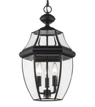 Z-lite 580CHB Westover 3 Light 12"W Outdoor Taper Candle Pendant Black. Fixed Price $316.80.
