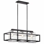 Wright - Light Outdoor Linear Chandelier 13.25 Inches Tall By 12 Wide. Fixed Price $1064.99.