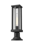 Z-lite 586PHMR-553PM Glenwood 16" Tall Outdoor Pier Mount Post Black. Fixed Price $246.00.