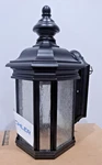 Kichler 9028BK Kirkwood Outdoor Wall Lantern, 13 Black With Clear Seeded Glass. Fixed Price $64.95.