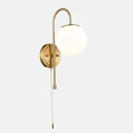 Modern Wall Light Fixtures Gold Sconce With Pull Chain For Bedroom Bathr.... Fixed Price $145.69.