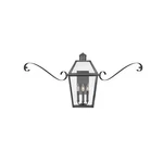 Hinkley Lighting Nouvelle 3 Outdoor Wall Mount Black 2774BLB-SCR. Fixed Price $1299.00.