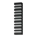 Maxim 86266 Keyes 28" Tall Led Outdoor Wall Sconce - Black. Fixed Price $304.20.