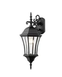 Z-lite 522M-BK Black Wakefield 1-LIGHT Outdoor Wall Sconce Clear Beveled Shade. Fixed Price $94.88.