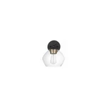 Globe Electric 51367 Harrow Wall Sconce, Gold Accent Socket, Clear Glass Shade,. Fixed Price $63.40.
