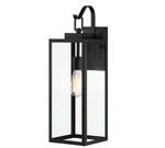 Uixe 1-LIGHT Matte Black Hardwired Large Outdoor Wall Lantern Sconce. Fixed Price $42.49.