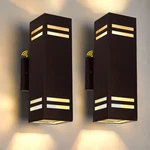 Iyogaled Dusk To Dawn Outdoor Wall Brown Exterior Up Down Lights. Fixed Price $183.94.