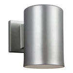 Sea Gull Lighting Outdoor Cylinder Collection Brushed Nickel Led Wall Lantern. Fixed Price $34.99.