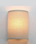 Wall Sconce Lighting Linen Fabric Decor, Vintage Night Lamp. Fixed Price $22.46.