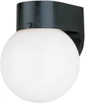 1-LIGHT Outdoor Wall Series Traditional Lamp Black 8753-34,. Fixed Price $65.81.