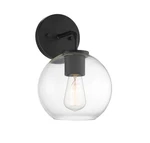 Bellevue SHM50044 12" Tall Outdoor Wall Sconce - Black. Fixed Price $136.00.