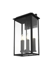 Elegant Lighting OD501W21 Kaysen 4 21" Tall Outdoor Wall - Black. Fixed Price $196.00.