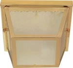 Nuvo 60/471 - 2 Light 10" Carport Flush Mount W/ Frosted Glass Brass /gold. Fixed Price $42.99.
