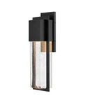 Alex 25.5" Outdoor Wall Mount Lantern, Clear Seedy Glass, Anti-fading, Dark. Fixed Price $239.00.