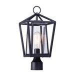Maxim Lighting Artisan-outdoor Pole/post Mount, Black 3171CLBK. Fixed Price $304.20.