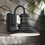 Generation Lighting Redding Station 12 1/2" Black Outdoor Wall. Fixed Price $144.00.