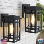 Myhxq Outdoor Wall Fixtures 9.76'', Waterproof Porch Lights Lantern, Exter. Fixed Price $64.76.