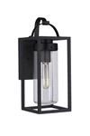 Craftmade ZA4804 Neo 14" Tall Outdoor Wall Sconce - Midnight. Fixed Price $128.00.