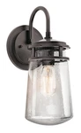 Kichler 49445AZ Lyndon 1-LIGHT 15" Small Outdoor Wall In Bronze. Fixed Price $219.99.