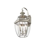 Livex Lighting 2351-91 Outdoor Wall Lantern With Clear Beveled Glass Shades, .... Fixed Price $320.28.