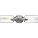 Progress Lighting P2809-81 Antique Nickel 19" 2-LIGHT Bath Bar W/cylinder Shades. Fixed Price $36.57.