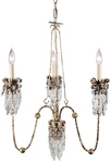Venetian 25 1/2" Wide White Beige Patina 3-LIGHT Chandelier. Fixed Price $703.50.