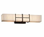 Justice Design 21.5" PNA-8640-WAVE-MBLK Black 1-LIGHT Led Bathroom Vanity. Fixed Price $197.97.