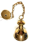 Vintage Hi-lite Brass Hanging Pendant Light Wiska Nautical Chain Fixture *2.5. Fixed Price $79.95.