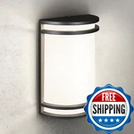 Asd 10 Inch Led Outdoor Wall Light 15W 120-277V Matte Black Modern Sconce. Fixed Price $63.43.