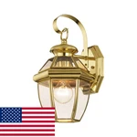 Livex Lighting 2051-02 Monterey Outdoor Polished Brass Finish Solid. Fixed Price $190.58.