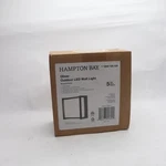 Hampton Bay Hardwired Outdoor Coach Wall Light Sconce 5.51" 5195405412. Fixed Price $17.39.