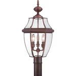 Newbury 3 Light Large Post Lantern-aged Copper Finish Outdoor Quoizel. Fixed Price $279.99.