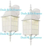 Lot Of 2 Hampton Bay Outdoor Exterior Led Wall Lanterns /fixtures. Fixed Price $59.99.