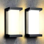 Wrasse Outdoor Sconce Lights 3000K Wall Fixtures 2000 Lumen Black Moder.... Fixed Price $98.45.