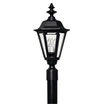 Hinkley Lighting Manor House 3 Lt Outdoor Post Top/pier Mount, Black - 1441BK. Fixed Price $499.00.