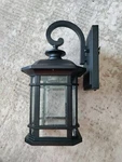 Emliviar Outdoor Wall Lantern Lights Black FINISH,2084B Bk. Fixed Price $26.95.