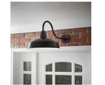 Easton 16 In. 1-LIGHT Matte Black Outdoor Wall Lantern With Steel Shade. Fixed Price $48.95.
